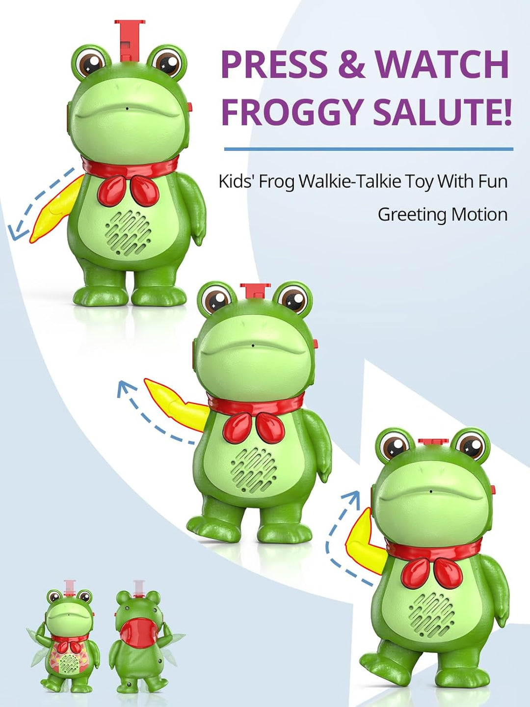 Inspireyes Walkie Talkies para niños pequeños recargables, juguetes...
