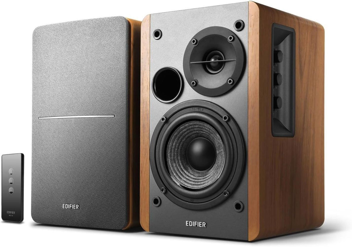 Altavoces de estante eléctricos Edifier R1280T, monitores de campo cercano 2.0 activo, altavoz monitor de estudio 42 vatios RMS