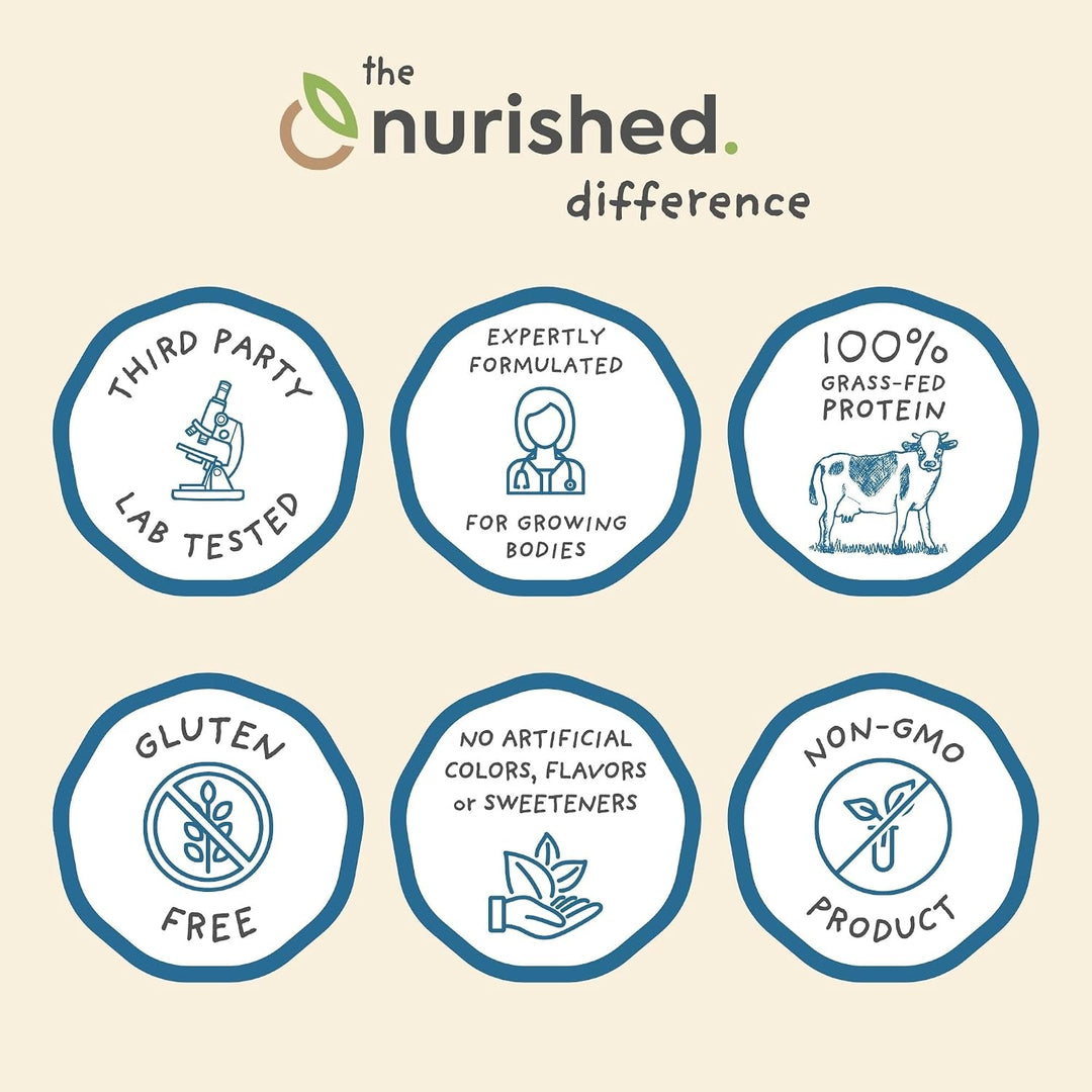 Nurished Vanilla Mighty Milk - Proteína diaria todo en uno para niñ...