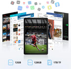 Tableta Android, tableta Android 15 de 10.1 pulgadas, octa-core