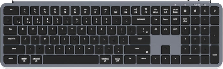 Keychron Teclado inalámbrico ultrafino B6 Pro, ZMK de tamaño comple...