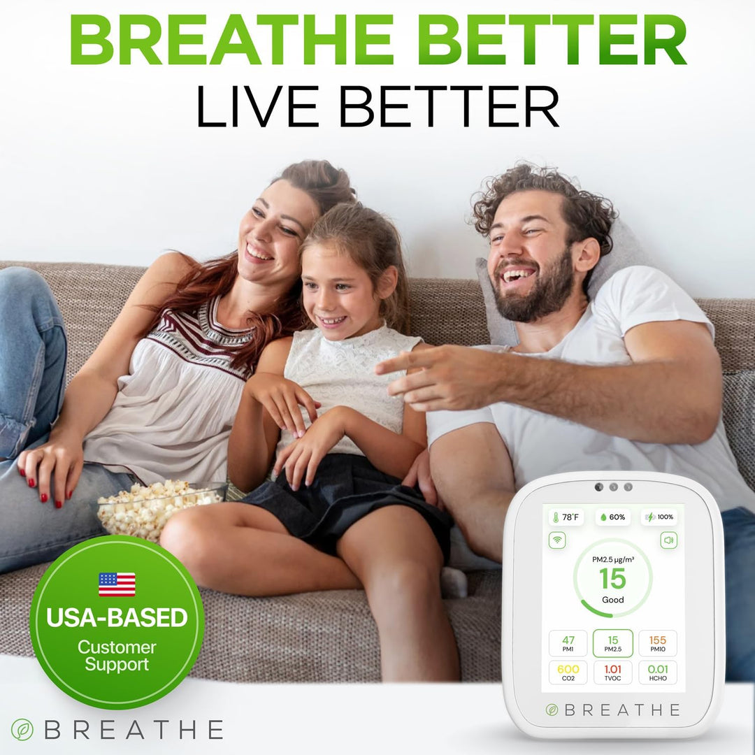 BREATHE Airmonitor Plus Monitor inteligente de calidad del