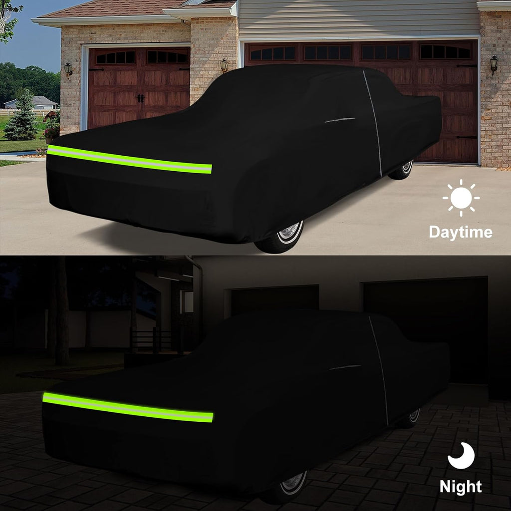 Cubierta impermeable para automóvil de reemplazo para Lincoln Continental Sedán/Coupé/Convertible/Hardtop de 1961-1968 y 1980, cubiertas clásicas para todo clima de 210T con interior de algodón y