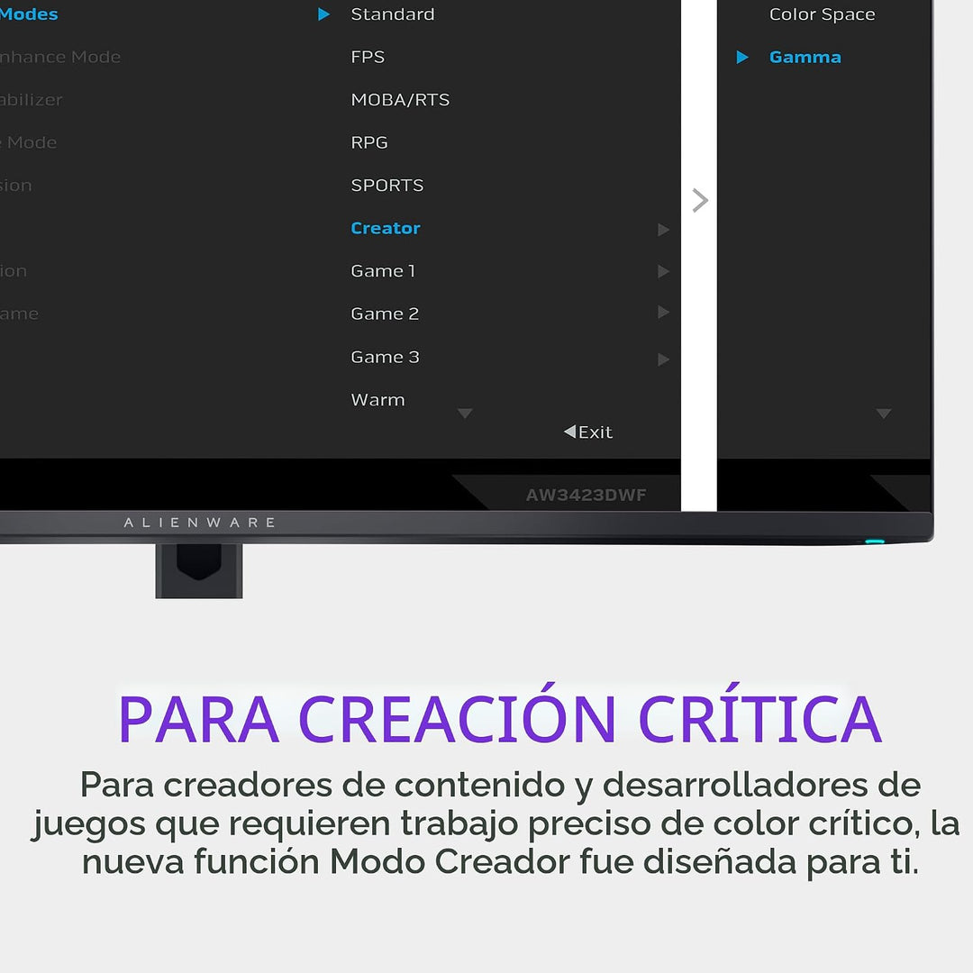 Alienware AW3423DWF - Monitor curvo QD-OLED para juegos, 34 pulgada...