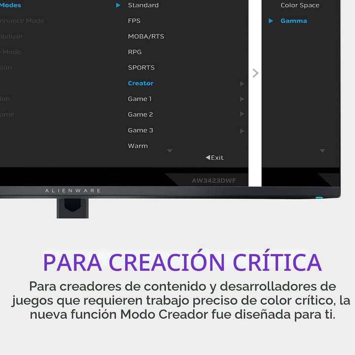 Alienware AW3423DWF - Monitor curvo QD-OLED para juegos, 34 pulgada...