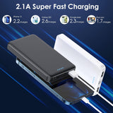 [Paquete de 2] Cargador Portátil Power Bank 10000mAh, Batería Exter...