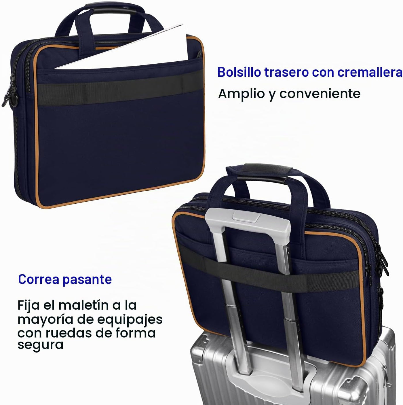 Taygeer Maletín para hombre, 15.6 pulgadas resistente al agua, bols...