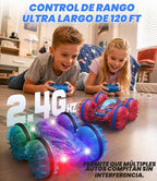 Coche de control remoto anfibio para niños de 4 a 10 años, coches RC de