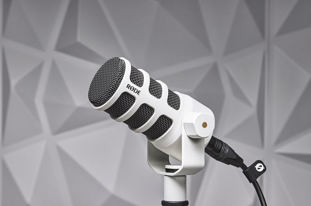 RØDE PodMic - Micrófono cardioide de transmisión dinámica, color bl...