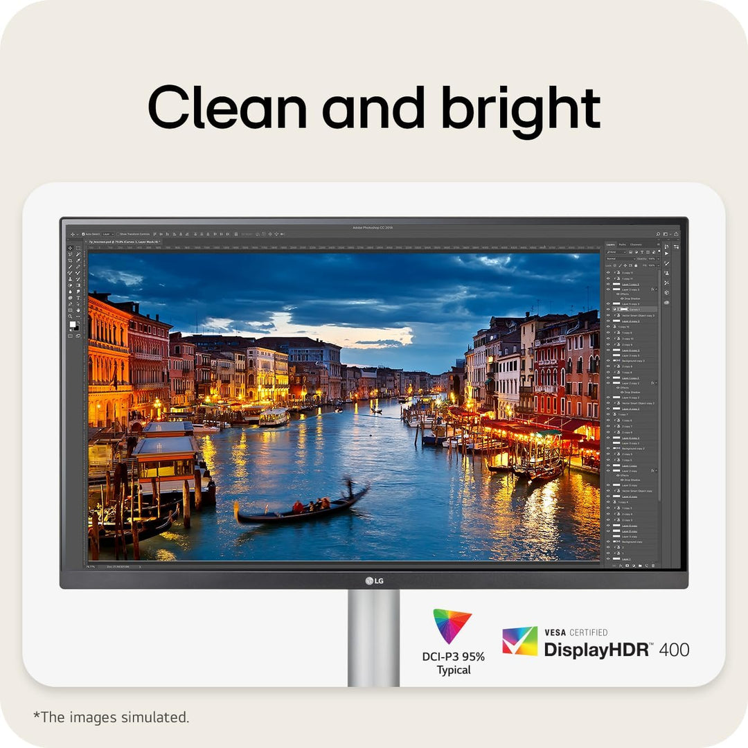 LG 27UP850K-W Monitor de computadora IPS Ultrafine 4K UHD de 27 pul...
