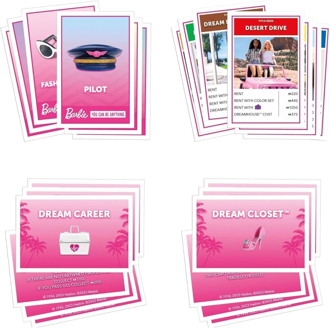 Barbie Monopoly Box Game