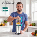 Smoothie Blender Grinder Combo, Licuadora de mostrador para smoothies y batidos