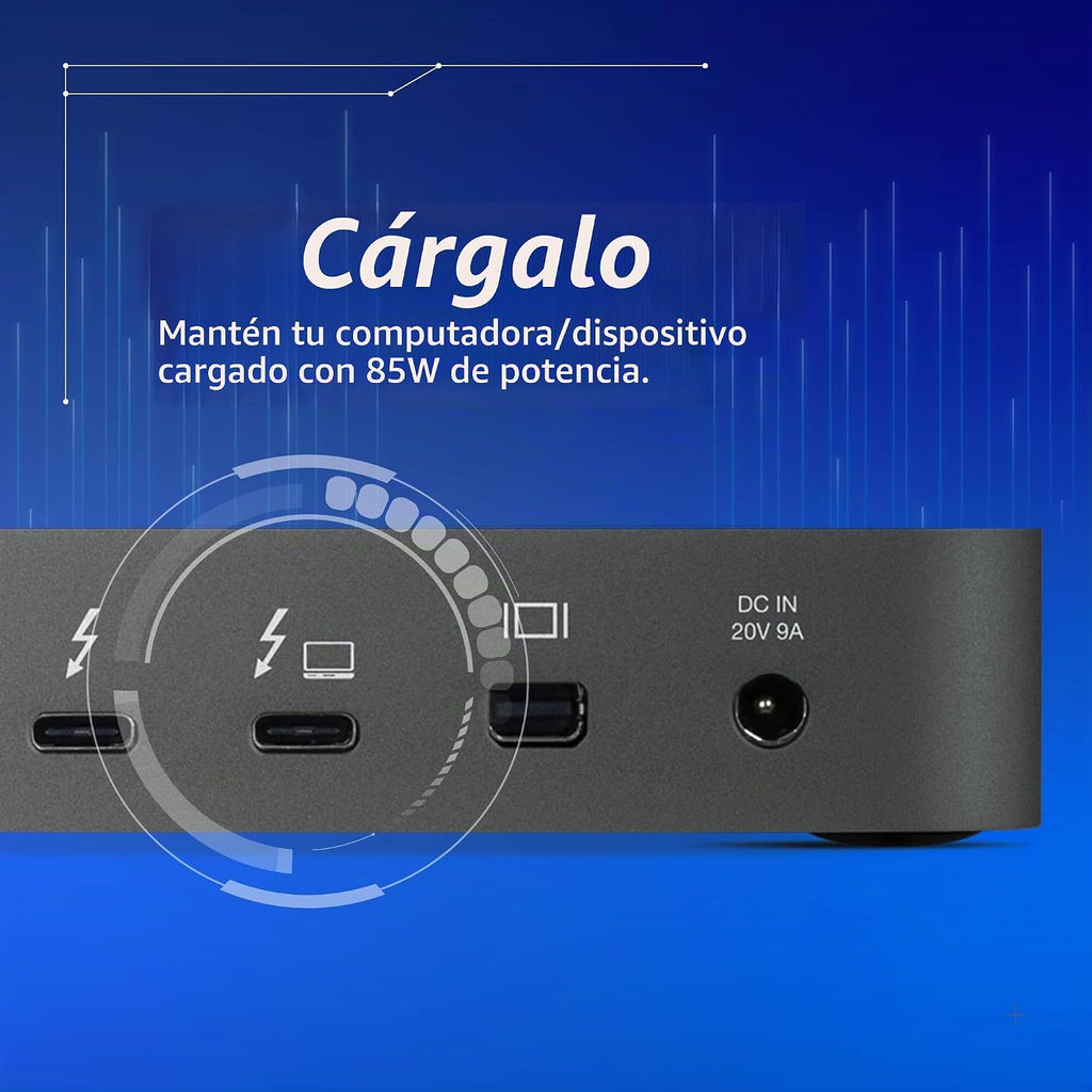 Solución de conectividad OWC Thunderbolt Dock de 14 puertos Thunderbolt