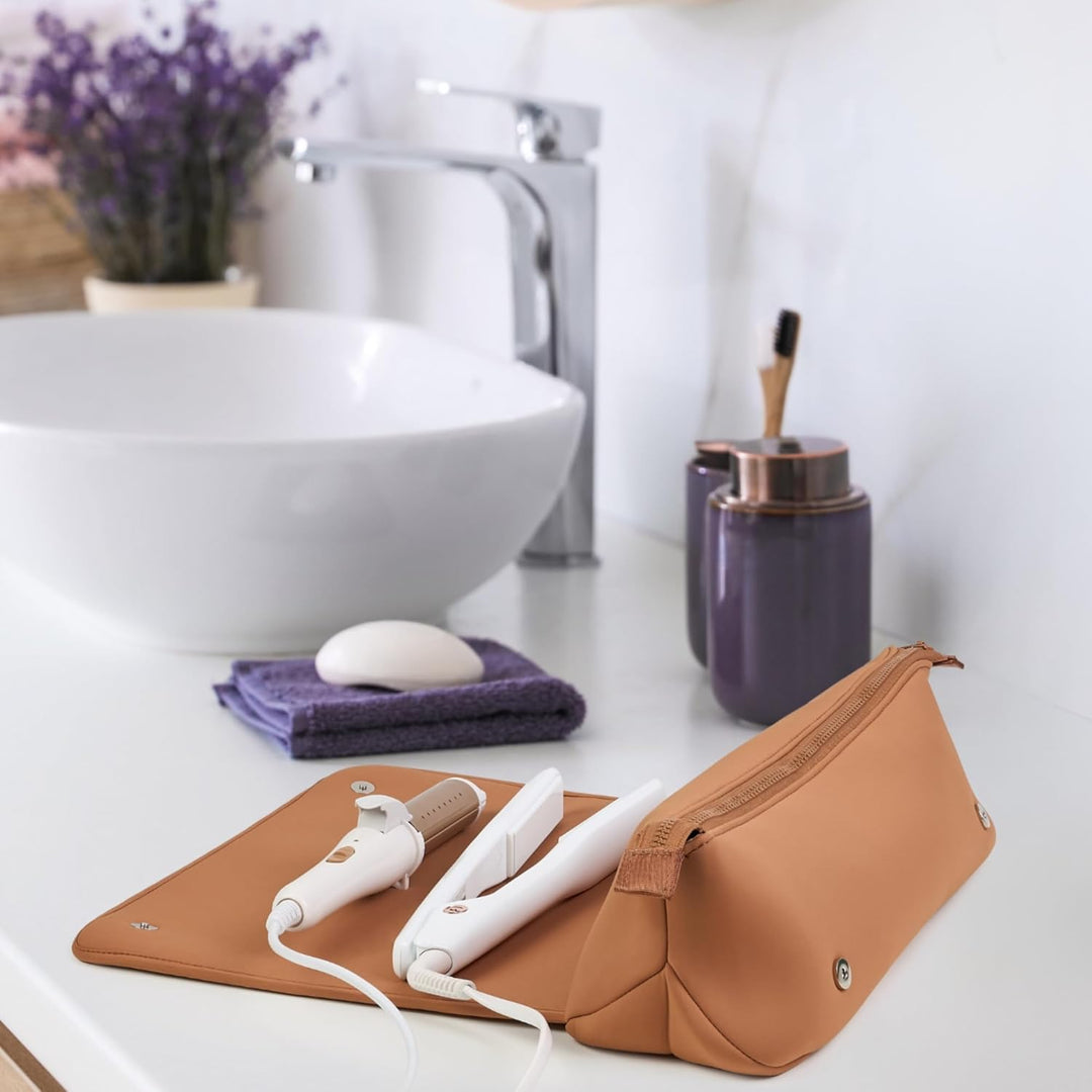 BAREFOOT CARIBOU Bolsa de viaje para herramientas para el cabello y...