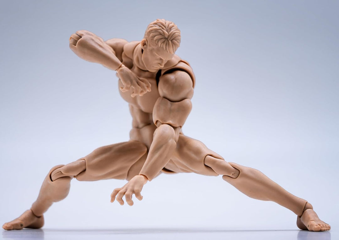 Fremego Figura de acción masculina a escala 1\/12, figura muscular...