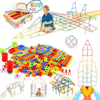 Ggiibro Juguetes Constructores de Pajitas 1200 Piezas Juguetes