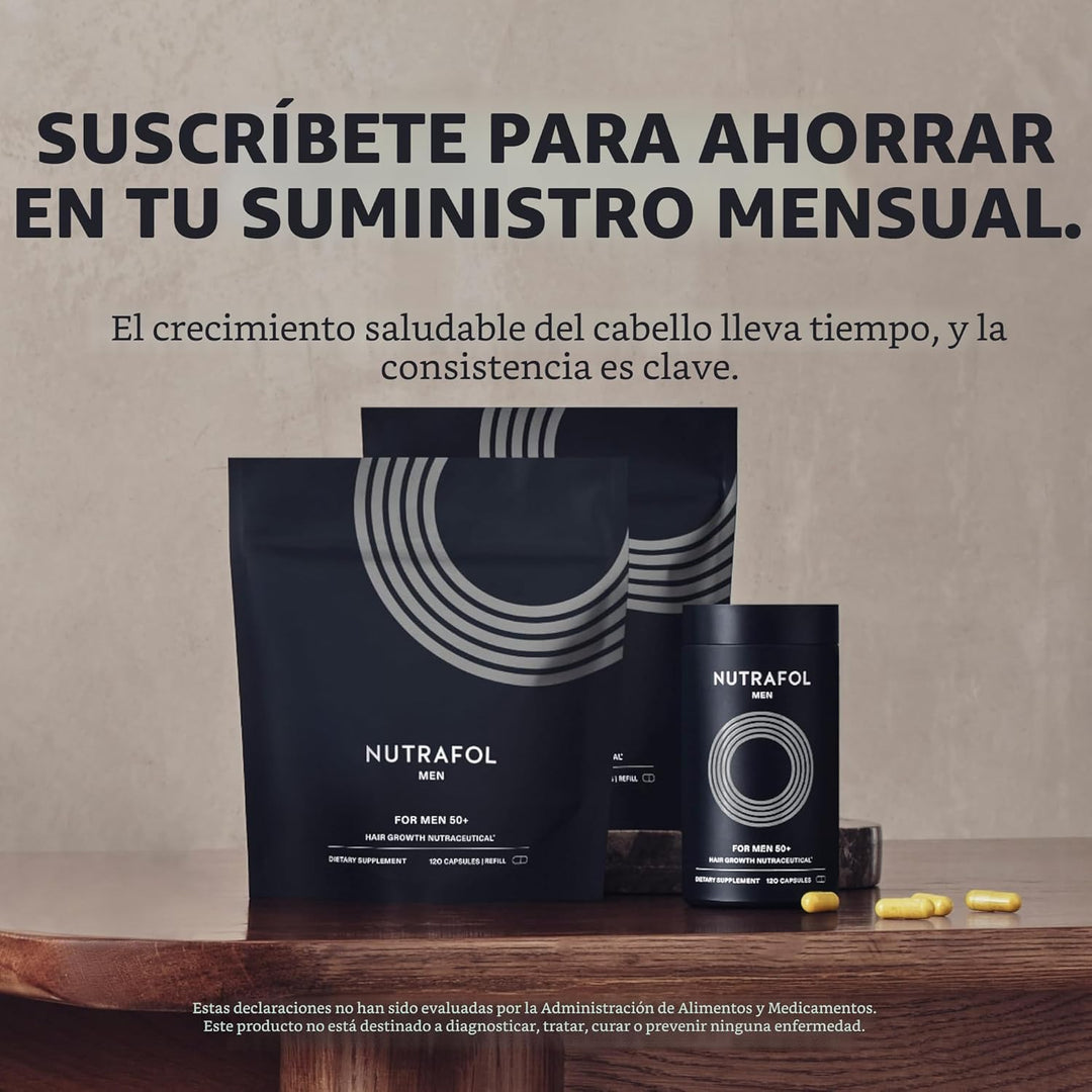 Nutrafol Suplementos para el crecimiento del cabello para hombres d...