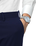 Tissot Ballade, cuarzo suizo, 1.575 en, esfera azul hielo, reloj para hombre