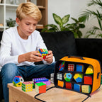 Speed Rubix Cube - Estuche de transporte transparente