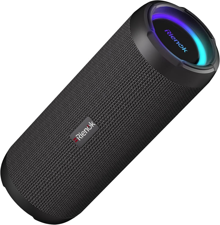 RIENOK - Bocina Bluetooth 5.3 portátil de 30W, emparejamiento dual,...