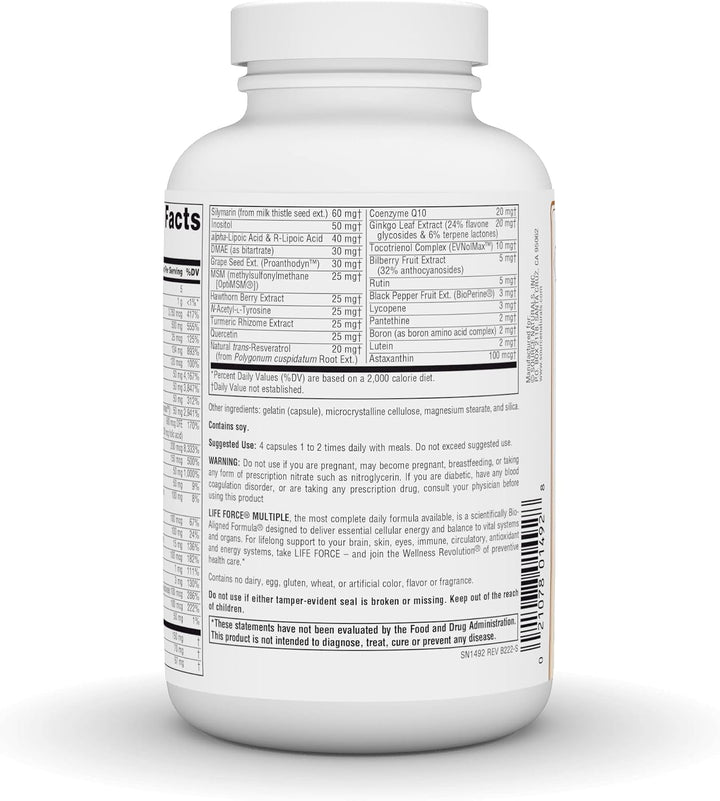 Source Naturals Life Force Multiple, activador de energía* sin hier...