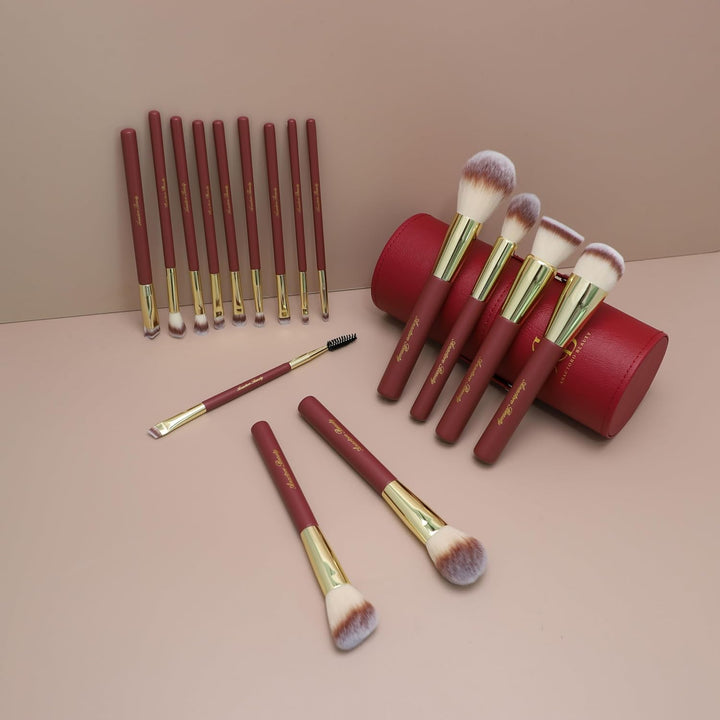 Anactoro Juego de brochas de maquillaje profesional de belleza, 16...