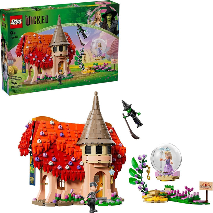 LEGO Wicked 75690 Glinda &amp; Elphaba Visit Munchkinland - Juego d...
