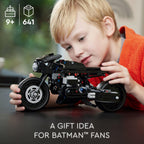 LEGO Technic The Batman – Set de BATCYCLE 42155, Motocicleta de Juguete Coleccionable, Kit de Construcción de Modelo a Escala de la Icónica Moto del Súper Héroe de la Película de 2022