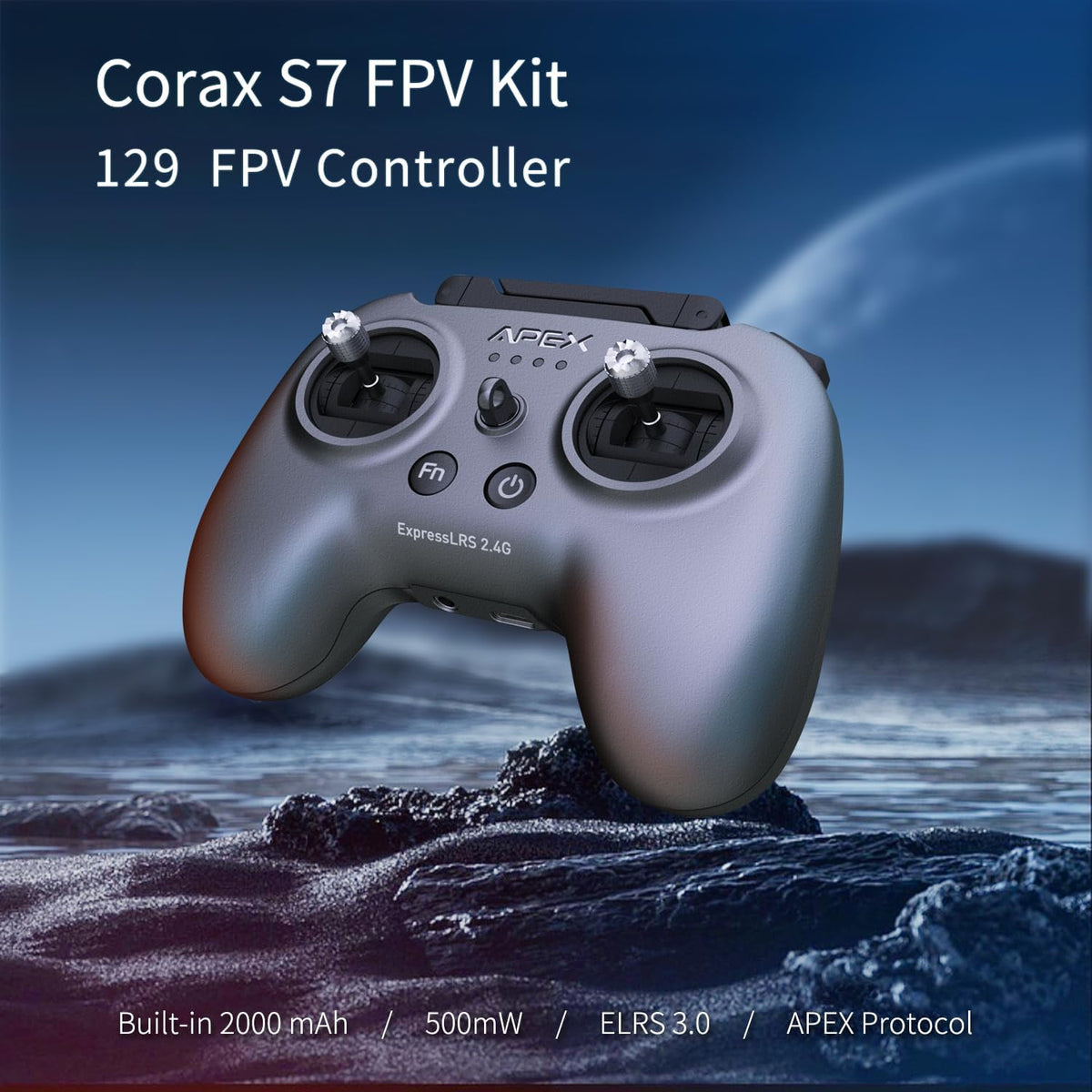APEX FPV Drone Kit,Brushless RC Quadcopter con 3 baterías