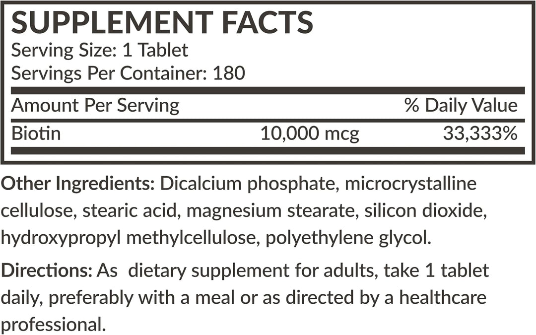 Futurebiotics Biotin 10,000 comprimidos de alta potencia MCG apoyan...
