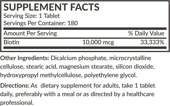 Futurebiotics Biotin 10,000 comprimidos de alta potencia MCG apoyan...