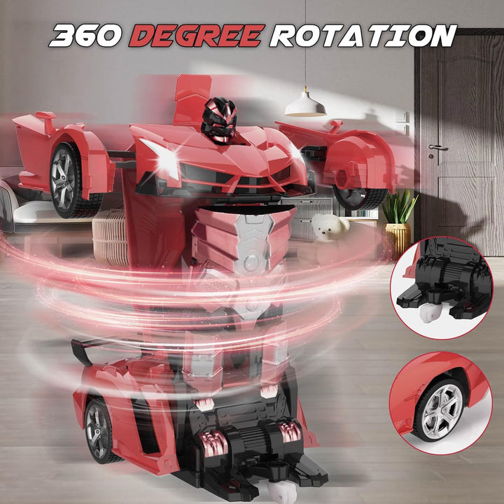 Britik - Auto transformador a control remoto, juguete para niños de...