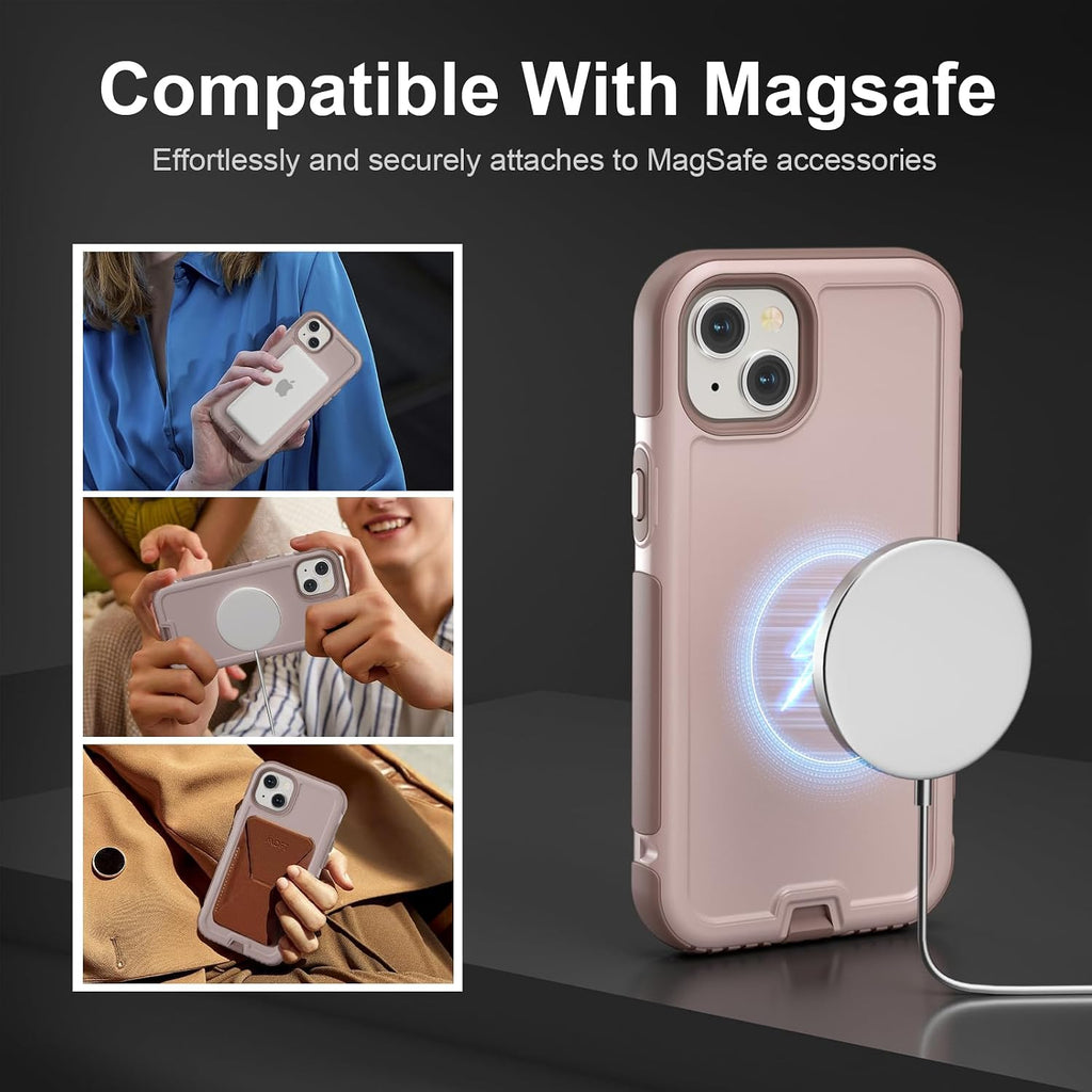 Follaroma - Funda magnética para iPhone 15, fundas resistentes