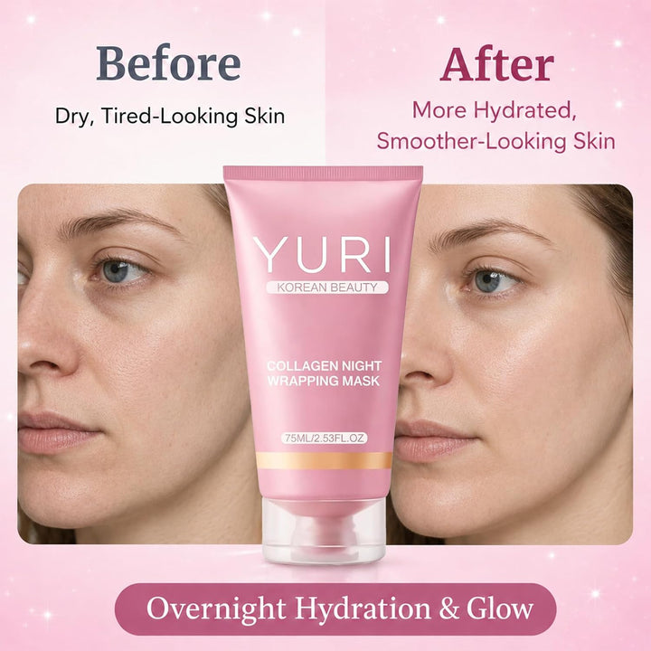 Glowsyme YURI Máscara de colágeno, YURI - Máscara de colágeno para...