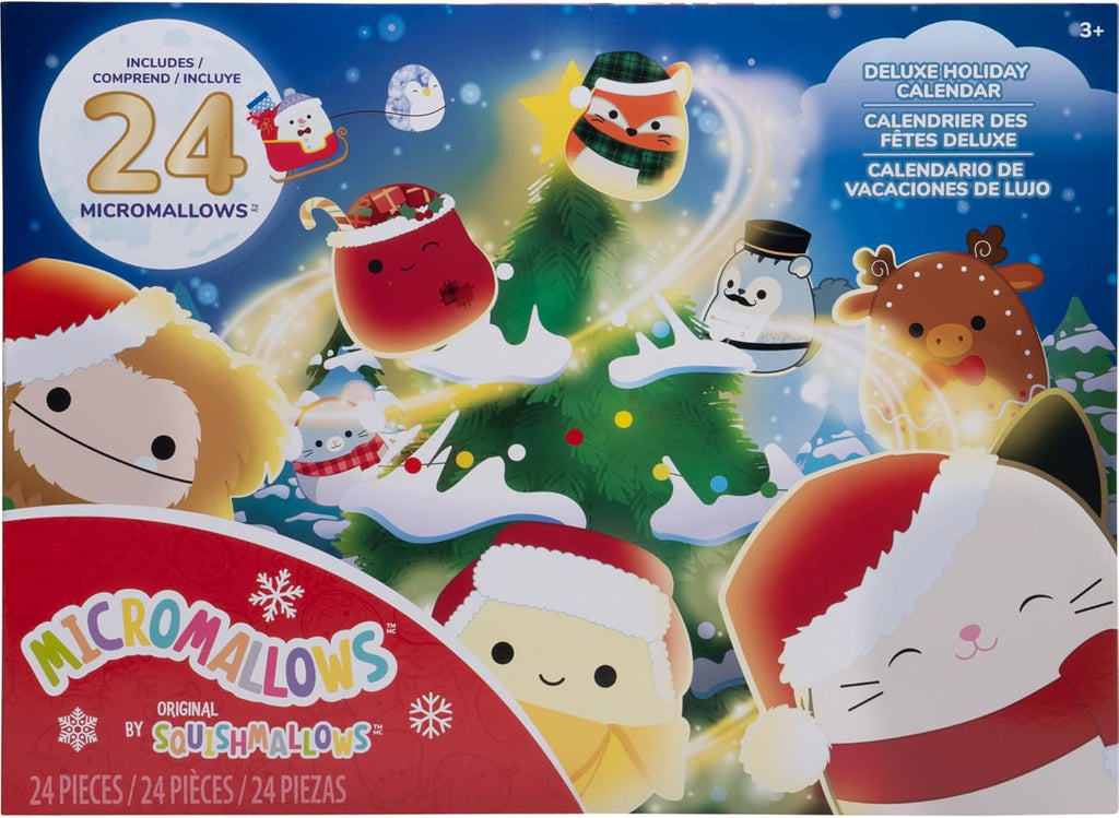 Squishmallows Calendario de Adviento de felpa de 24 días de Micromallows original