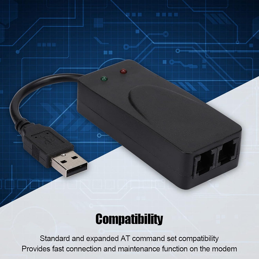 Módem de fax USB 20 56K módem externo V90 V92 con puertos