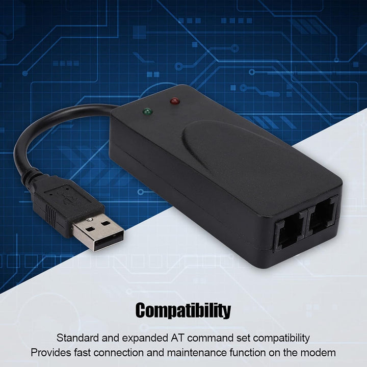 Módem de fax USB 20 56K módem externo V90 V92 con puertos