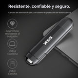 SSK Unidad SSD externa de 512 GB de hasta 550 MB\/s Dual USB C+A 3....