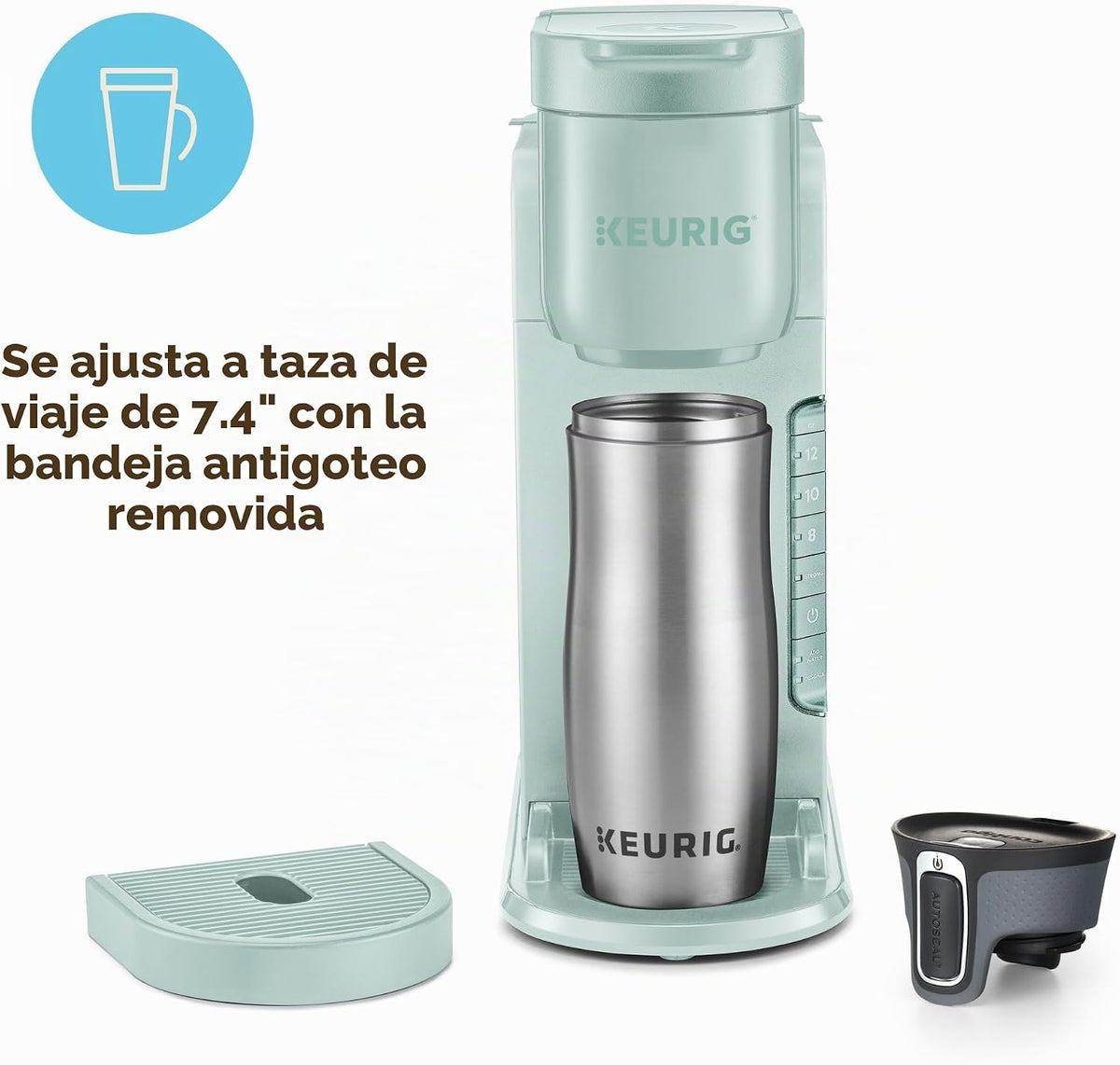 Keurig K-Express - Cafetera de cápsulas K-Cup de una sola porción, menta