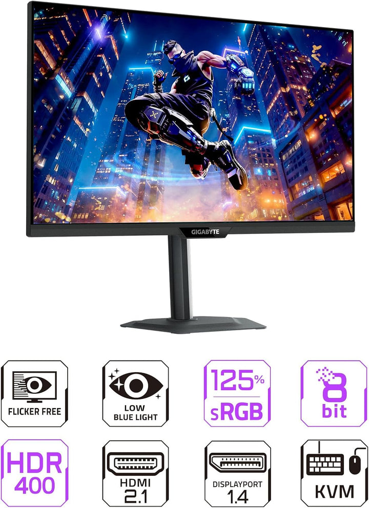 Monitor para juegos GIGABYTE M27UP SA 27" SuperSpeed IPS Dual M...