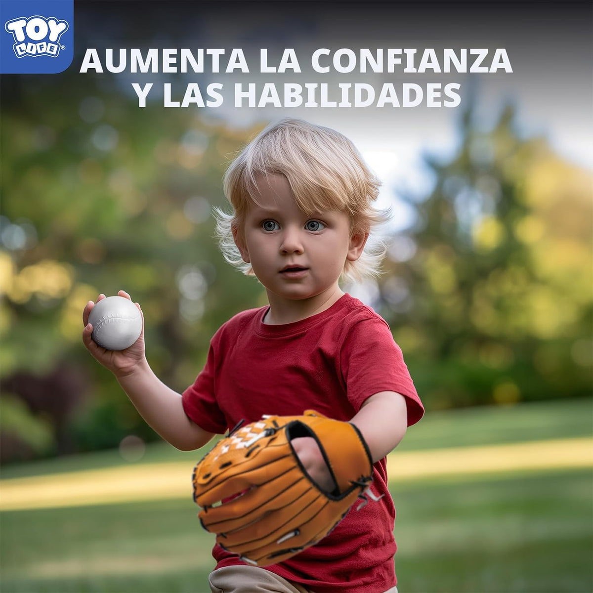 TOY Life Tball Set para niños de 3-5 y 5-8 años – Juego de camiseta de béisbol y bate para niños pequeños con guante y 6 pelotas – Regalo ideal para jugar al aire libre y entrenamiento de principiantes