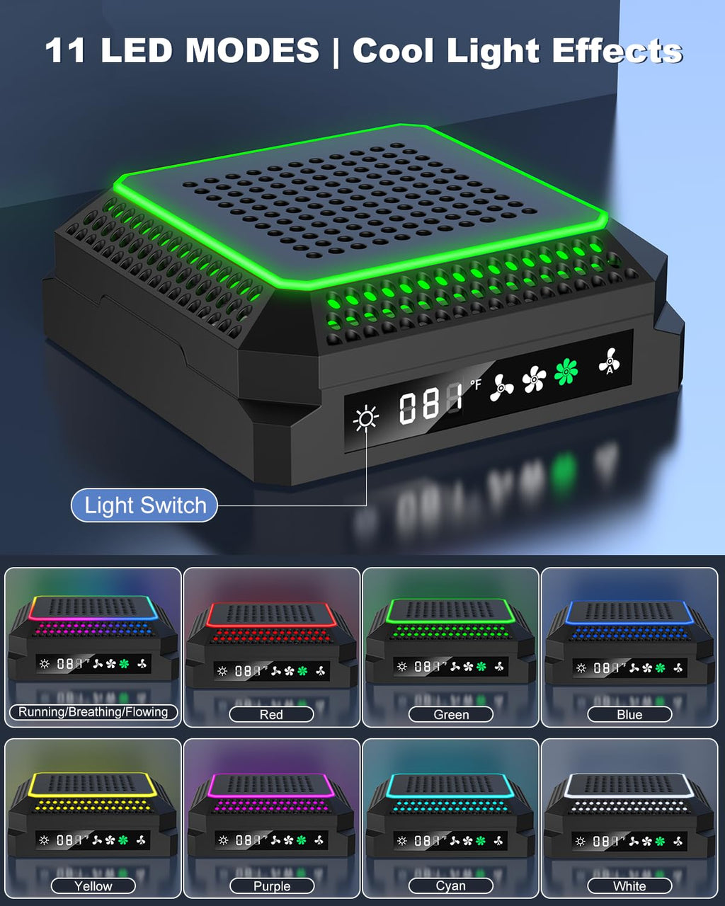 CATZARMOR Sistema de Enfriamiento Automático Compatible con Xbox Series X con Display LED, Silencioso y Ajustable por Temperatura, Ventilador Enfriador de  Series X, 2 Puertos USB, Tapones de Goma para Polvo para Carcasas Xbox One