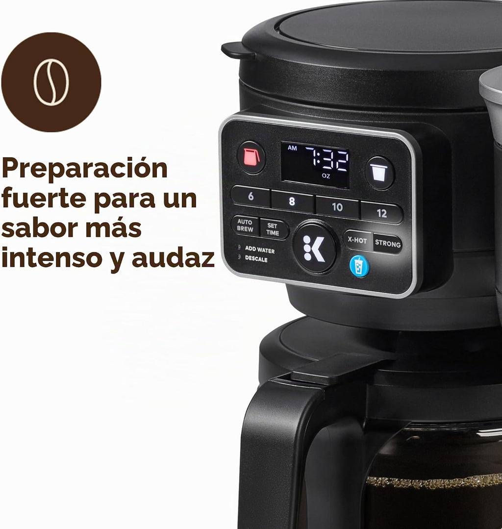 Keurig K-Duo - Cafetera caliente y helada de una sola porción y jarra