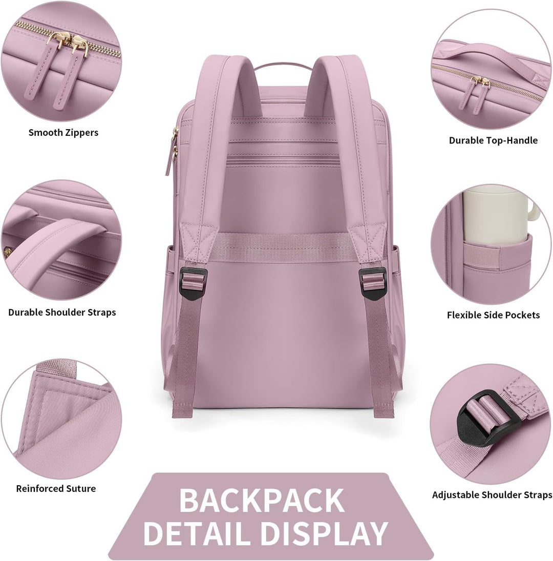 GOLF SUPAGS Elegante mochila para laptop para mujer, aprobada por a...