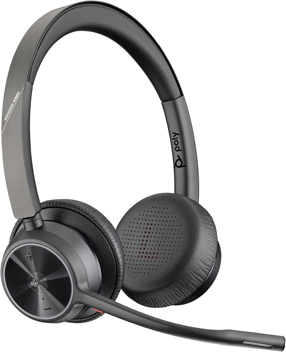 Poly Voyager 4320 UC: Bluetooth, auriculares inalámbricos con micrófono con cancelación de ruido