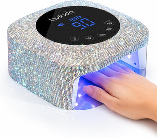 Lavinda Lámpara de uñas UV LED, lámpara de uñas recargable inalámbr...
