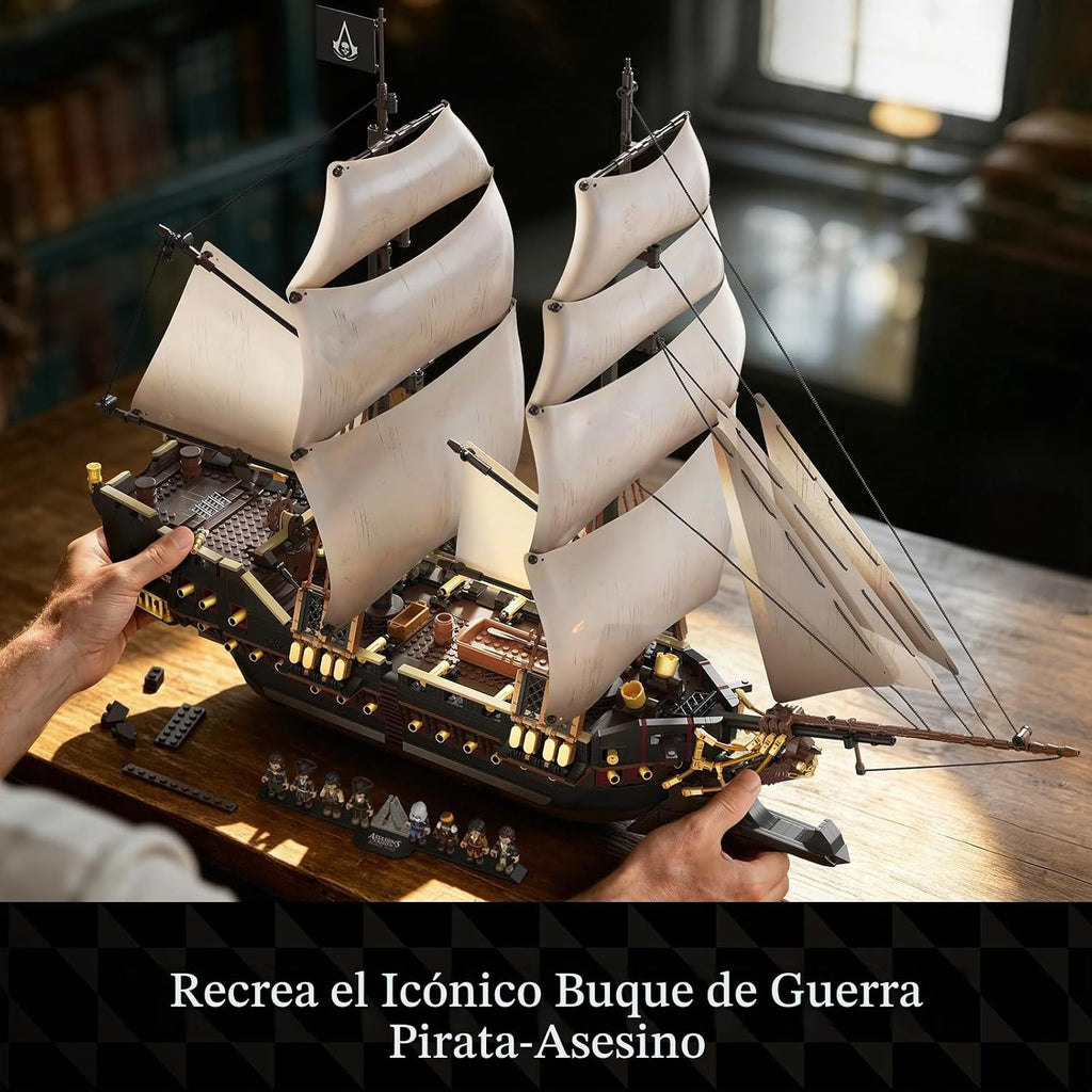 Wise Block Assassin's Creed - Juego de construcción de barcos piratas con