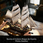 Wise Block Assassin's Creed - Juego de construcción de barcos piratas con