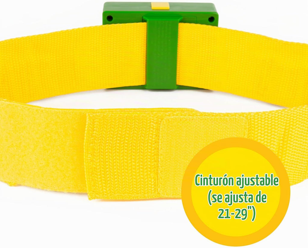 John Deere Deluxe - Cinturón de herramientas parlante de lujo - Juego de 7 piezas de herramientas para niños - Juguetes de construcción interactivos - Juego de herramientas interactivas para niños