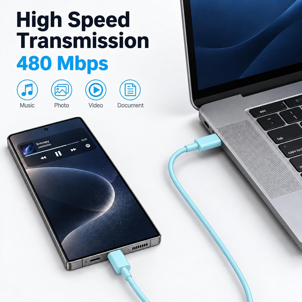 Cargador tipo C súper rápido para Samsung, cargador USB C de doble puerto